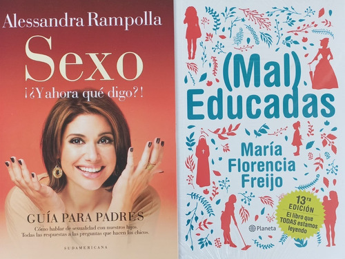 2 Libros - Sexo + Mal Educadas - Rampolla - Sudamericana