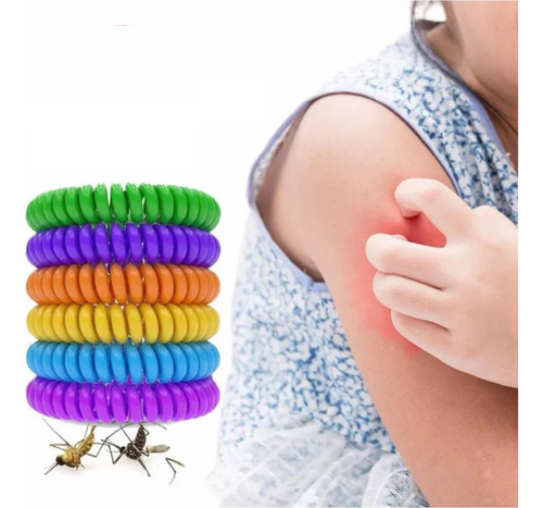 Kit 10x Pulseira Repelente Citronela Infantil Adulto Dengue