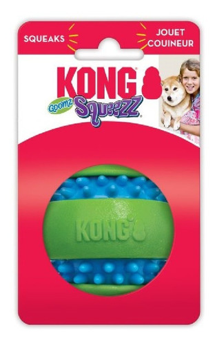 Imagem 2 de 3 de Brinquedo Bola Cães Kong Squeezz Goomz Ball Xl Extra Grande