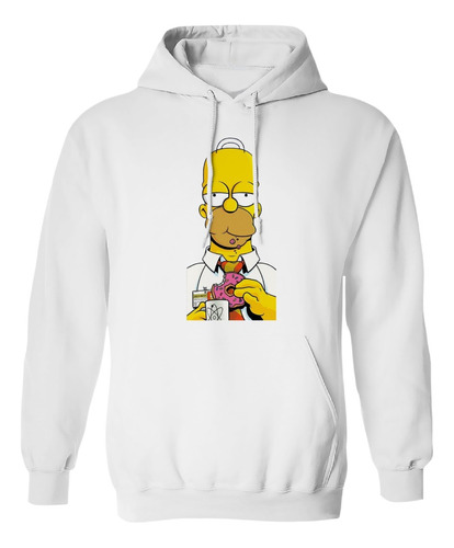 Sudadera Con Gorro Homero Simpson Trabajando 