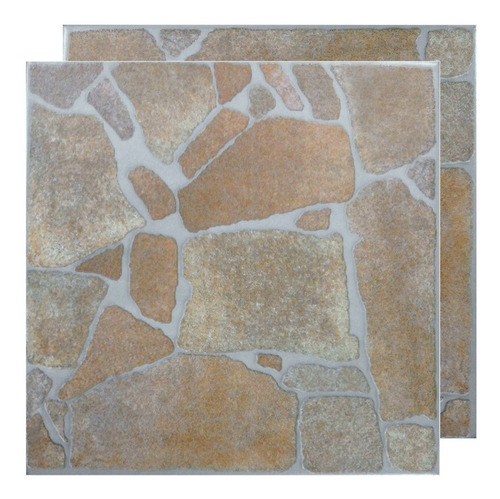 Ceramica Simil Piedra Marron Satinado Pared/piso 38x38