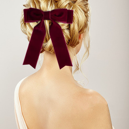Pinzas Para El Pelo M Con Lazos Navideños Para Mujer C 1012