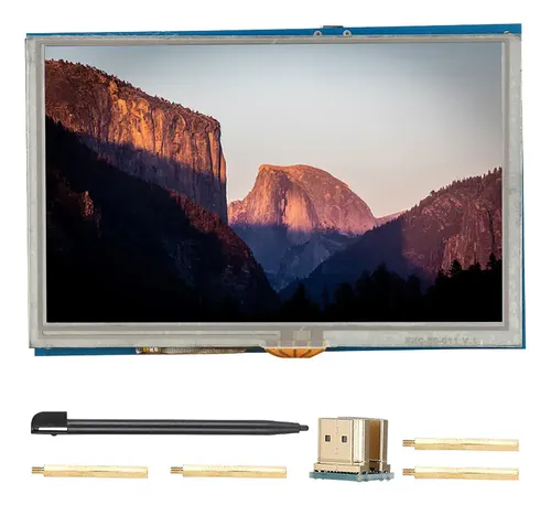 Tela Lcd De Toque Hd De 5 Polegadas Para Raspberry Pi3 Pi2 ...