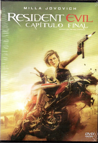 Resident Evil Capítulo Final - Dvd Nuevo Orig. Cerr. - Mcbmi