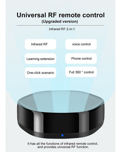 Smart Remote Wifi Ir Rf Domótica Control De Voz Aire