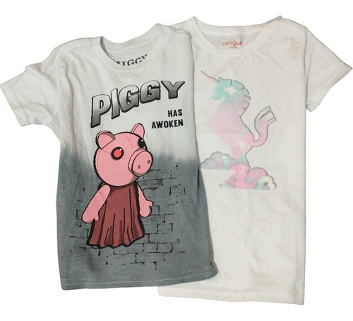 2 Playeras Niña 6-7 Años