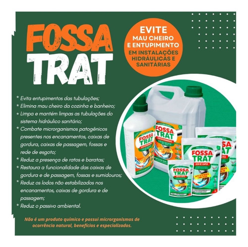 Limpador Biologico Desentupidor Fossa Trat Com 2 100g Ralos