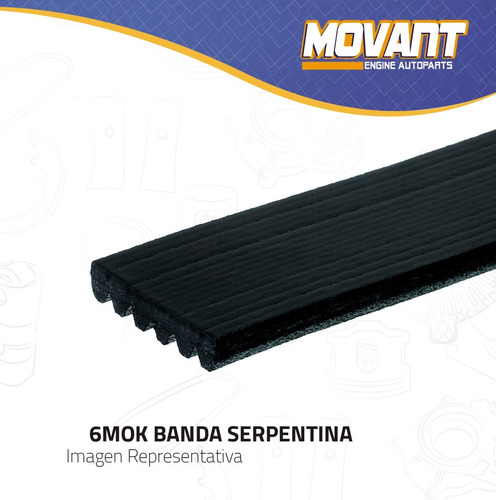 Banda Serpentin Polyv Motor Mazda 3 2.3l 2010-2013