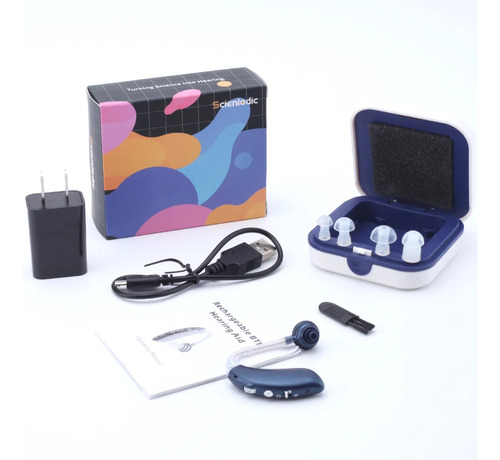 Mini Audífono Recargable Digital Bte Audífonos Cs
