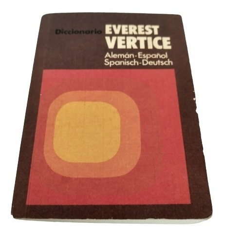 Libro Diccionario De Bolsillo  Alemán - Español. Everest
