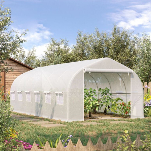 Invernadero Tunel 12 M2 4x3x2m Blanco