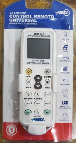 Paquete 10 Piezas De Control Universal Para Minisplit Avaly