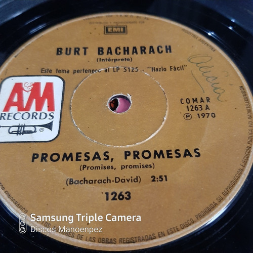 Simple Burt Bacharach Am Records 1263 C15