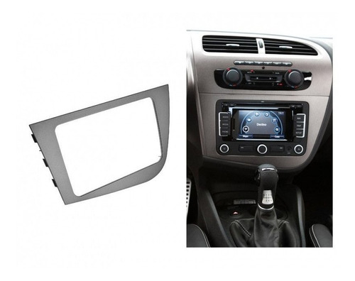 Marco Adaptador Estereo Seat Leon Doble Din 2005 Al 2012