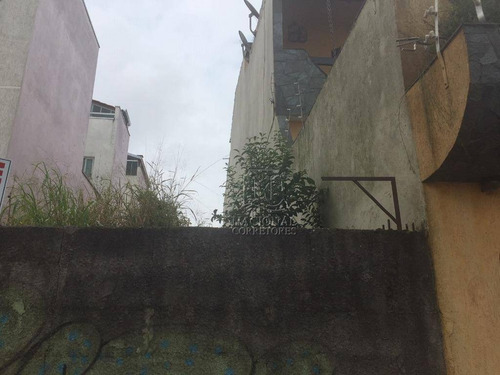 Terreno À Venda, 215 M² Por R$ 380.000 - Parque Novo Oratório - Santo André/sp - Te0977