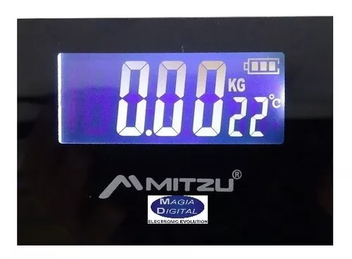 Mitzu® Báscula inteligente con 8 indicadores corporales y Bluetooth
