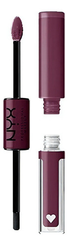 Batom líquido vegano de longa duração Nyx Shine Loud Pearl Finish Color MAKE IT WORK