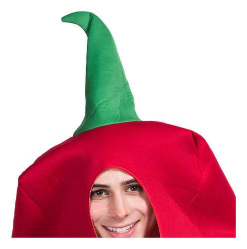 Divertido Disfraz De Fiesta De Pimiento Rojo For Halloween