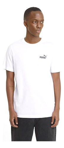 Remera Puma Essentials Sportstyle Hombre Moda Blanco