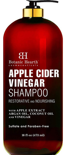  Botanic Hearth Champú De Vinagre De Sidra De Manzana Para Cu