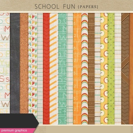 Kit De Papel E Imagenes Digitales Escuela School Fun