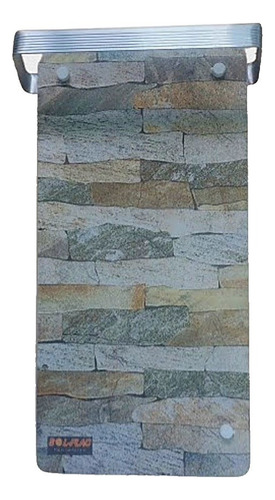 Placa Calefactora Simil Piedra Baños 300w C/tecla De Corte Blanco