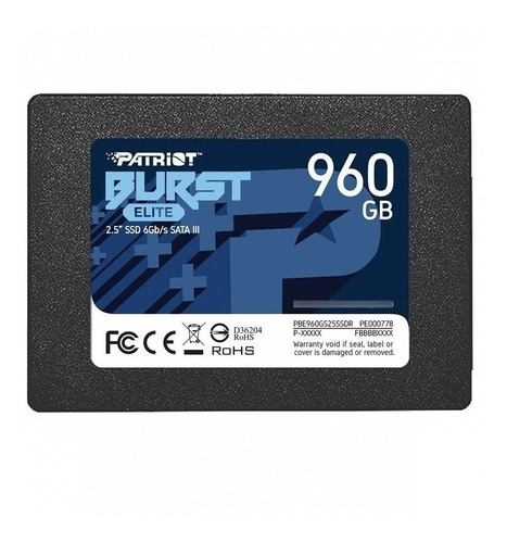 Unidad De Estado Solido Pbe960gs25ssdr 2.5in 960gb /vc