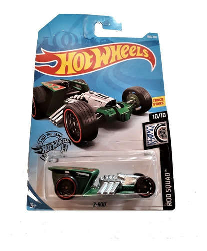 Hot Wheels Z - Rod Azul Hw Glow Wheels Esc.1/64 Retira Envió