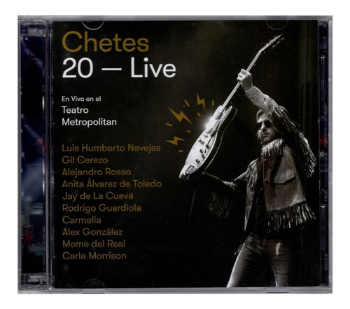 Chetes 20 Live Disco Cd + Dvd 