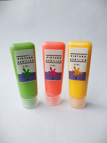 Pinturas Acrílicas Decorativas Para Uñas + Paleta