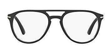 Persol Po3160v Pilot Monturas De Gafas Graduadas, Negro, 52 