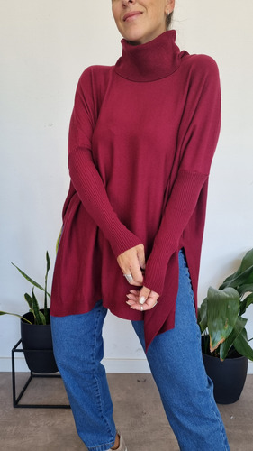Polera Mujer Bali Hilo Elastizado Oversize