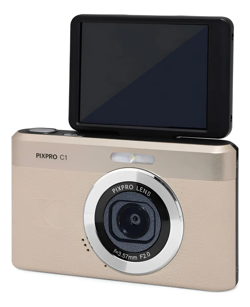 【32GB microSD 付】KODAK PIXPRO C1 デジタルカメラ Câmera Digital Kodak Pixpro C1 - 13mp 1080p Cor Preta Marrom