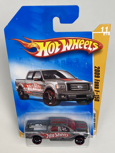 Hot Wheels 2009 New Models 011/190 - 2009 Ford F-150 Color Gris
