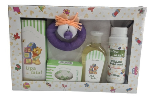 Set Para Bebes Upa Lala Colonia+jabón+peluche+shampoo+talco