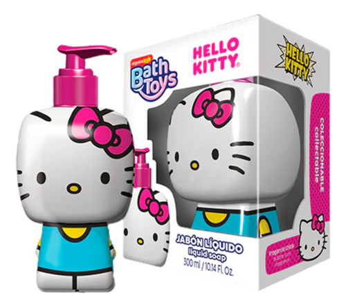 Jabón Líquido Hello Kitty Recargable Algabo 300 Ml