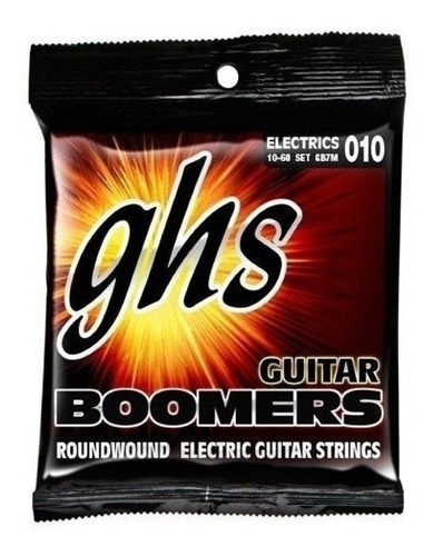 Encordado De Guitarra Eléctrica De 7 Cuerdas 10-60 Ghs Gb7m