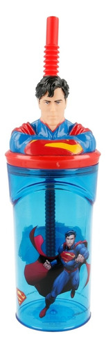 Vaso Figurin 3d 360 Ml Superman Lj003 Cresko