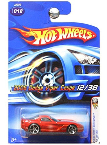 Hot Wheels 2006 Primeras Ediciones Dodge Viper Rojo Metálico