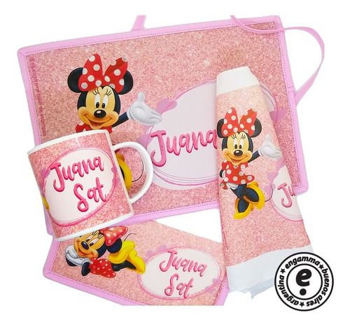 Set Jardin Minnie Mickey Mouse - Personalizado