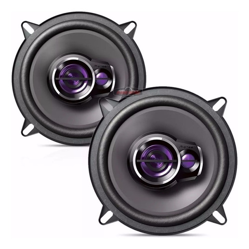Combo 04 Falantes Pioneer 5 Ts1360br Renault Duster Clio Som Cor Preto