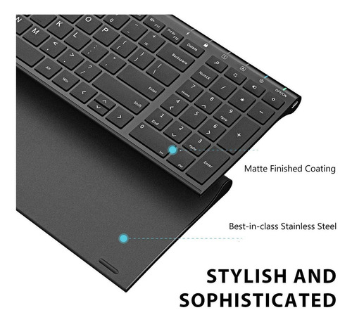 Teclado Bluetooth Iclever Bk10, Teclado Inalámbrico Universa
