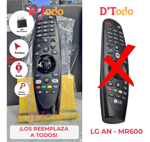 Imagen 2 de 2 de Magic Control LG Modelo An-mr600 - Reemplazo Con Puntero
