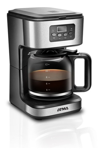 Cafetera Digital Atma Ca8182p Con Timer Y Reloj