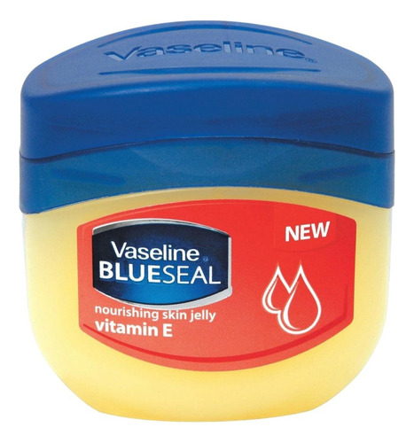 Crema hidratante Vaseline Blue Seal, vaselina y vitamina E, 50 ml