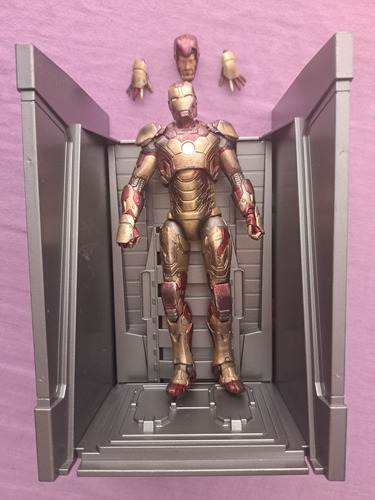 Marvel Select Exclusivo Iron Man Mark 42 Daño De Batalla 