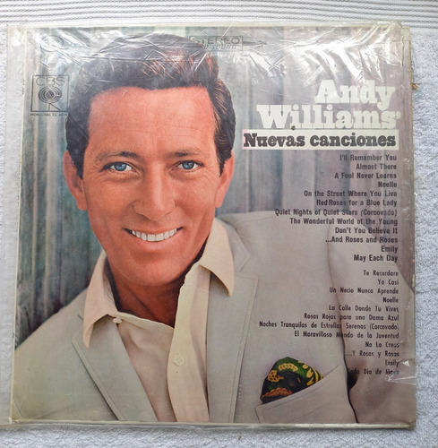 Andy Williams , Nuevas Canciones , Lp, Vinilo, Acetatos