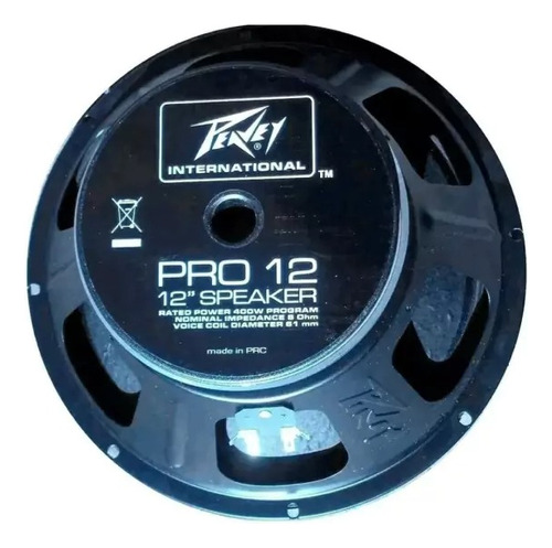 Woofer Peavey Pro 12 Pulgadas 800w Parlante Profesional 2.5