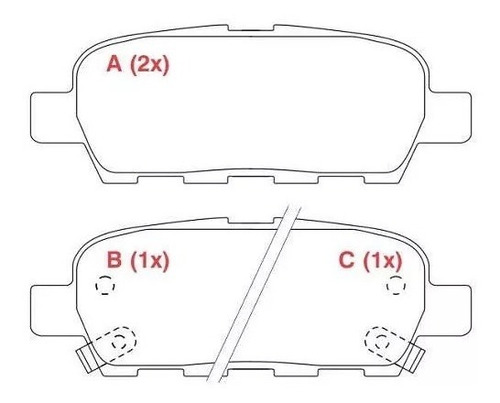 Kit Pastilha De Freio Dianteira E Traseira Sentra 2015 Novo