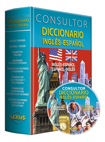 Libro Consultor Diccionario Ingles - Español. Lexus